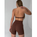 Спортивний топ бра з надзвичайно приємної тканини жіночий Коричневий