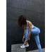 Спортивні лосини з 3D Push up Diana сині блакитні Спортивні лосини з 3D Push up Diana сині блакитні