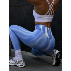 Спортивні лосини з 3D Push up Diana сині блакитні