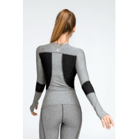 Рашгард спортивний жіночий Jersey Perform Black 