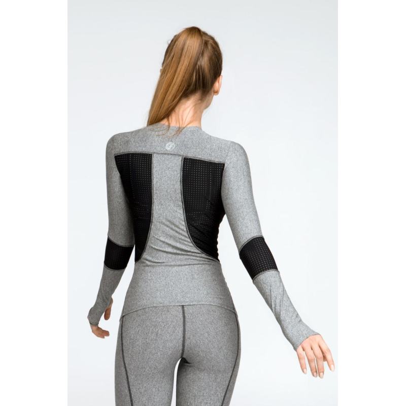 Рашгард спортивний жіночий Jersey Perform Black 