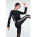 Рашгард жіночий спортивний з сіточкою 4 STRIPES Рашгард жіночий спортивний з сіточкою 4 STRIPES