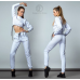 S Жіночі штани джогери спортивні Signature White