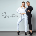 S Жіночі штани джогери спортивні Signature White