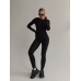 Жіночий моделюючий спортивний комбінезон Carbon ЧОРНИЙ