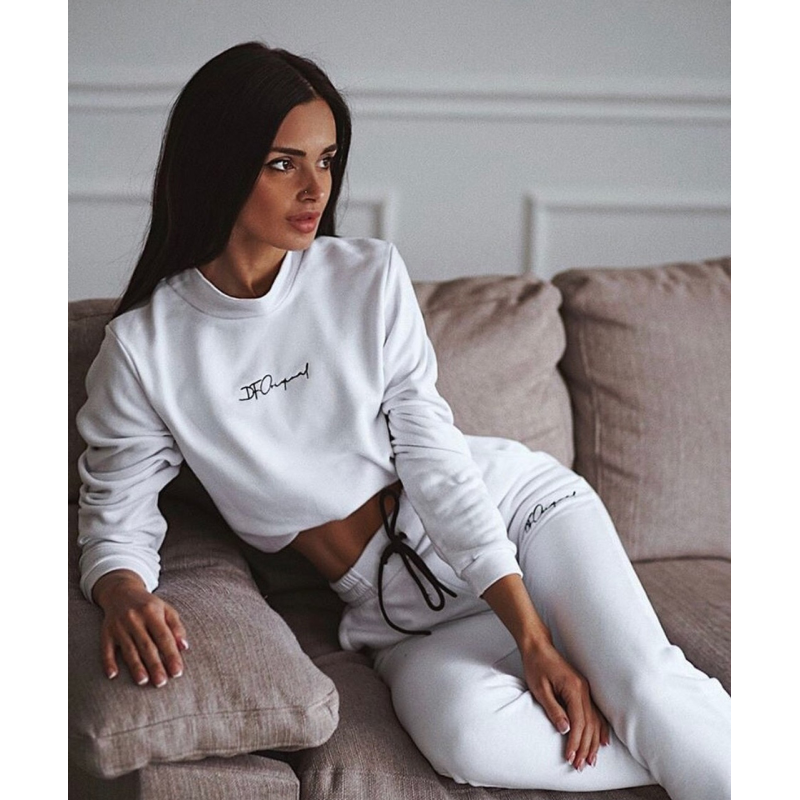 XS/S Світшот Жіночий Signature White