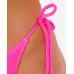 Роздільний купальник жатка рожевий на зав“язках