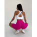Спортивні велосипедки жіночі Push Up безшовні пуш ап фуксія