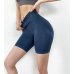 Спортивні велосипедки жіночі Push Up безшовні пуш ап базові темно-сині короткі Спортивні велосипедки жіночі Push Up безшовні пуш ап базові темно-сині короткі