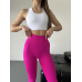 Спортивні лосини жіночі з подвійним Push up та V-подібним швом рожеві Спортивні лосини жіночі з подвійним Push up та V-подібним швом рожеві