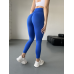 Спортивні лосини жіночі з подвійним Push up та V-подібним Синій електрик Спортивні лосини жіночі з подвійним Push up та V-подібним Синій електрик
