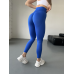 Спортивні лосини жіночі з подвійним Push up та V-подібним Синій електрик Спортивні лосини жіночі з подвійним Push up та V-подібним Синій електрик