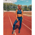 Спортивні легінси PIXELATION NAVY M