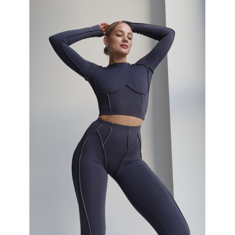 Комплект Лосини Рашгард із зовнішніми швами графіт