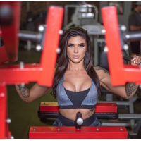 Спортивний топ бра Gradient Grey  M 