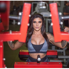 Спортивний топ бра Gradient Grey  M 