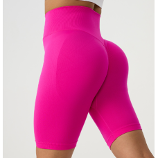 Спортивні велосипедки жіночі Push Up безшовні пуш ап фуксія