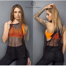 Спортивна сітка-майка Mesh Black S/M